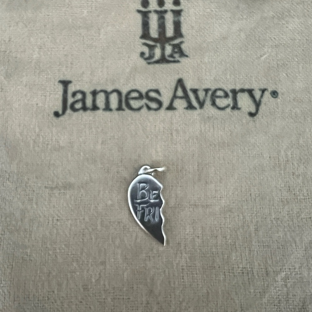 COPY - James Avery Best Friend half Heart left charm